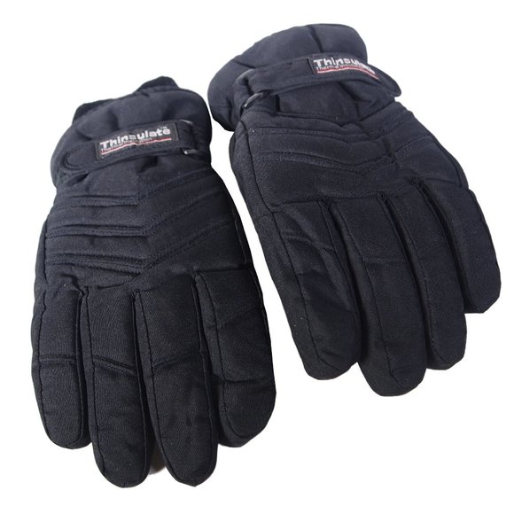 Thinsulate Gloves Black, Unisex, Water Repellent - Picture 1 of 4
